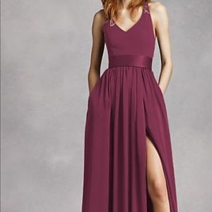 Vera Wang White Bridesmaid Dress